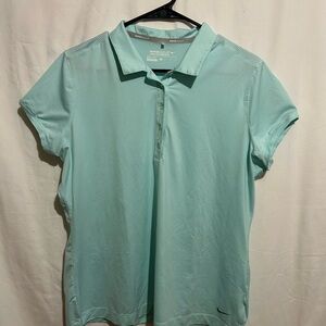 Nike Women's Aqua Button Down Shirt